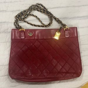 Authentic vintage Chanel tote